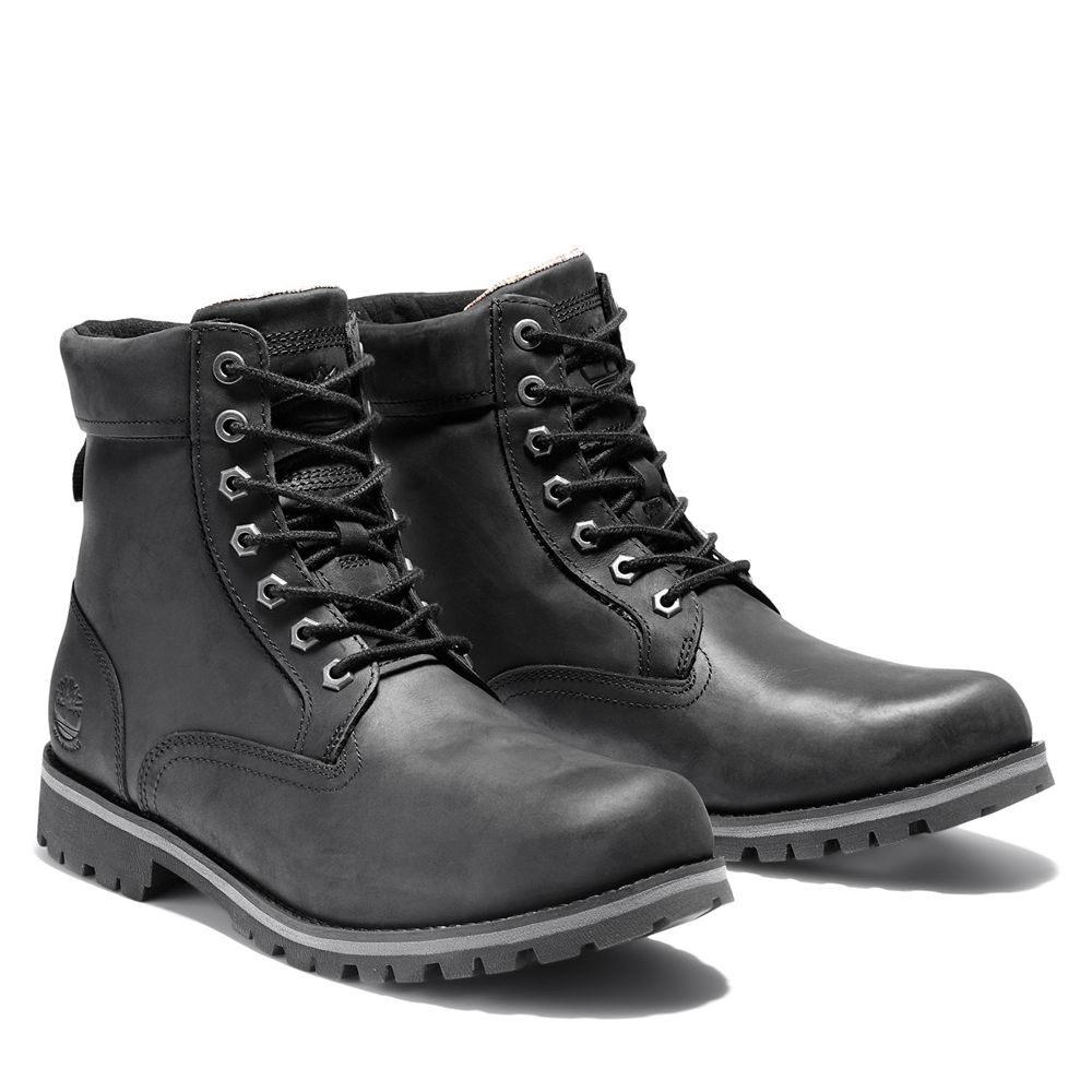 Botas 6-Inch Timberland Argentina Hombre - 6-Inch Rugged Waterproof Ii - Negras - INCTPV-596